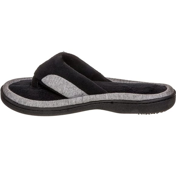 NEW Isotoner Microterry Michelle Thong Slippers - Picture 2 of 7